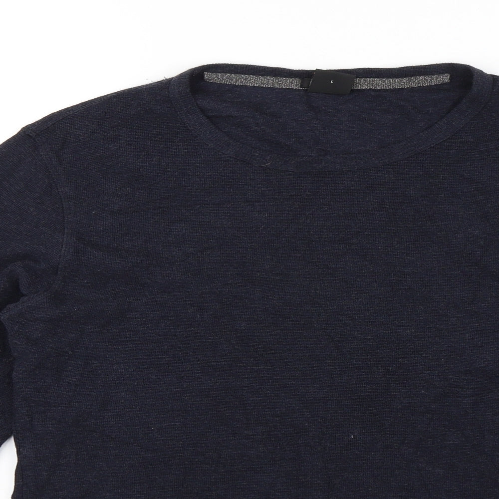 HUGO BOSS Mens Grey    T-Shirt Size L