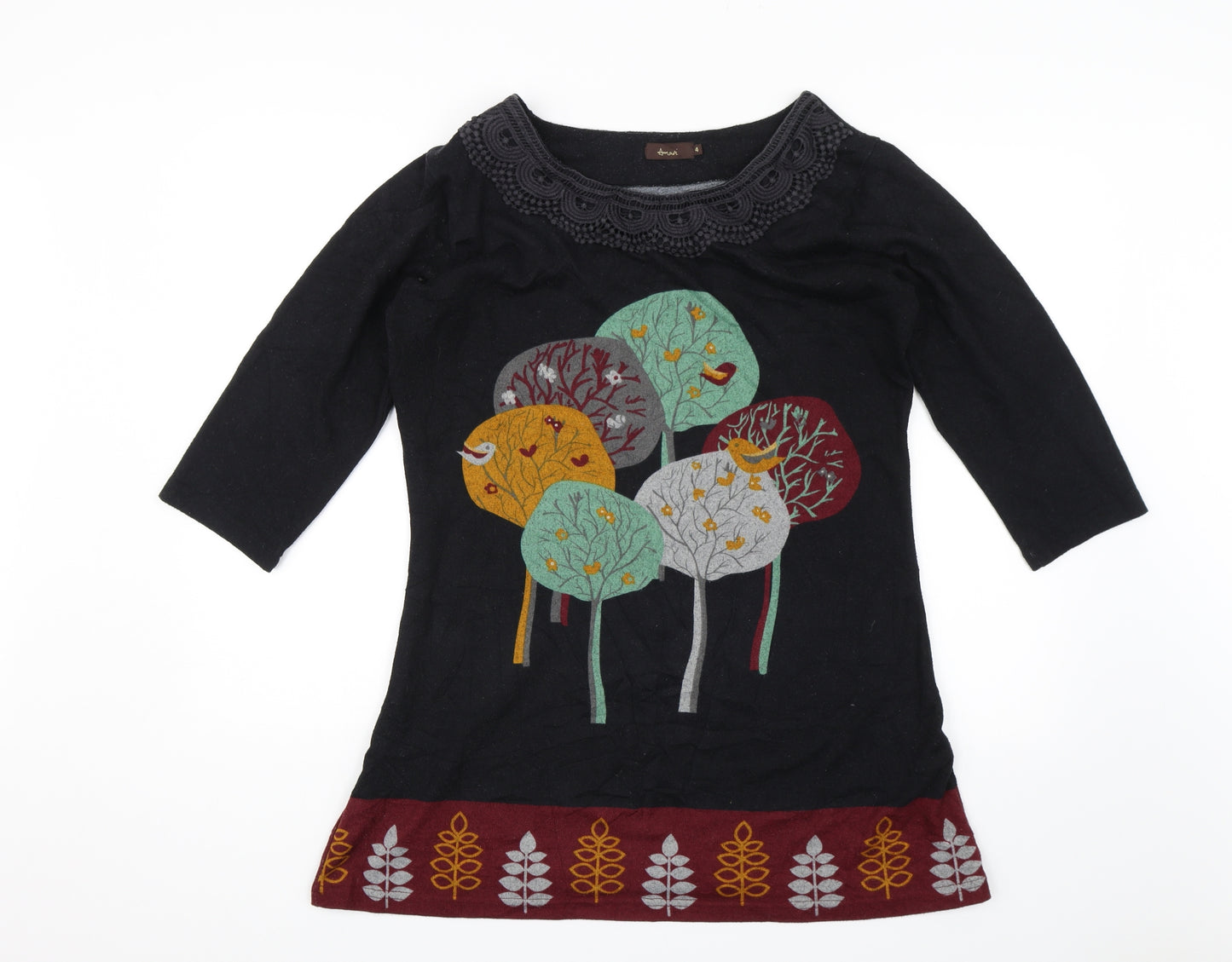 Ameni Womens Black   Jumper Dress  Size 4