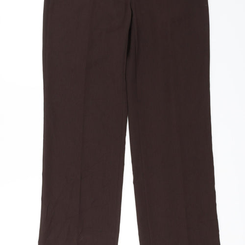 Gerry Weber Womens Brown   Dress Pants Trousers Size 12 L28 in