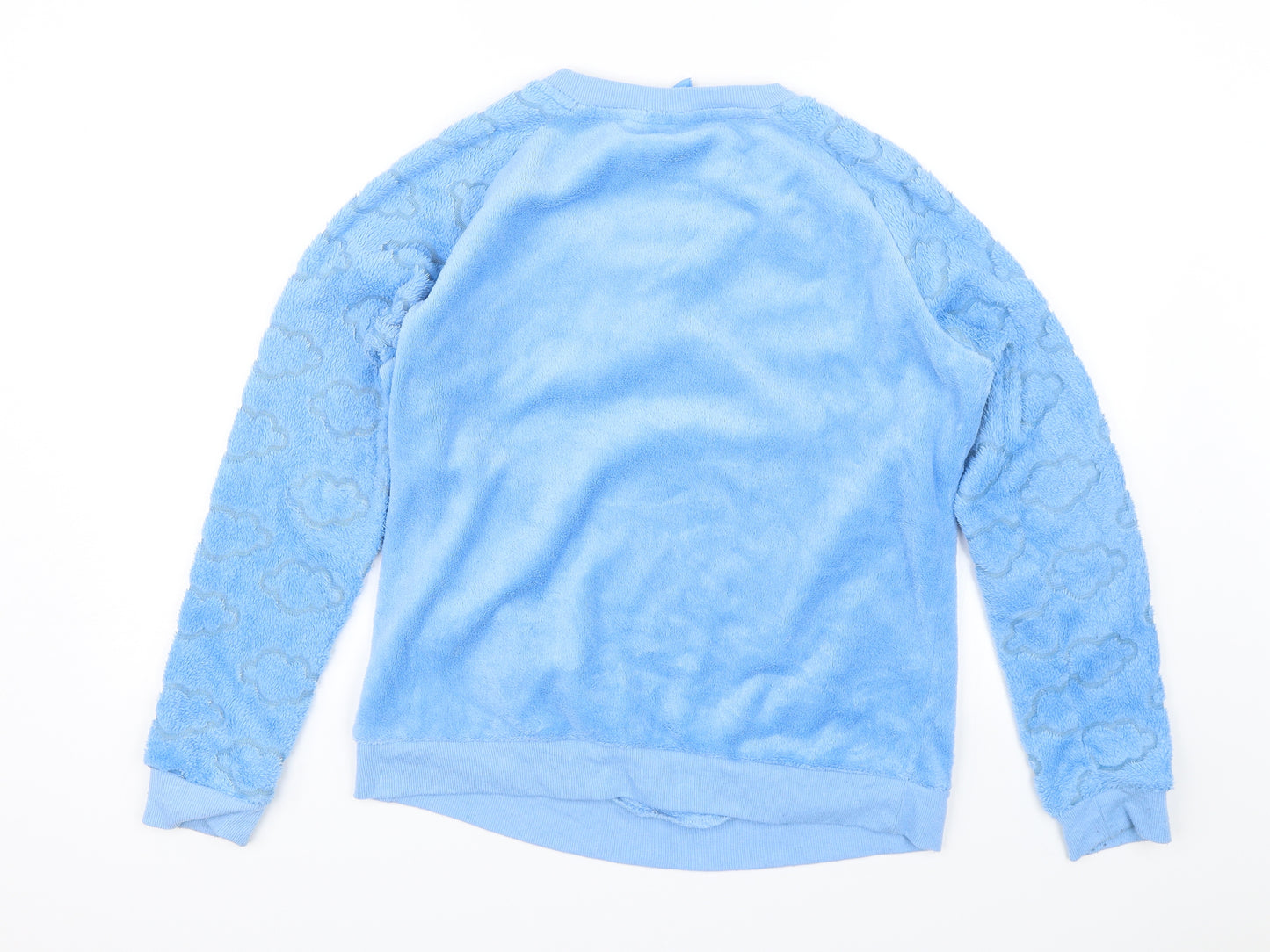 Care Bears Womens Blue Solid  Top Pyjama Top Size M  - Grumpy Bear