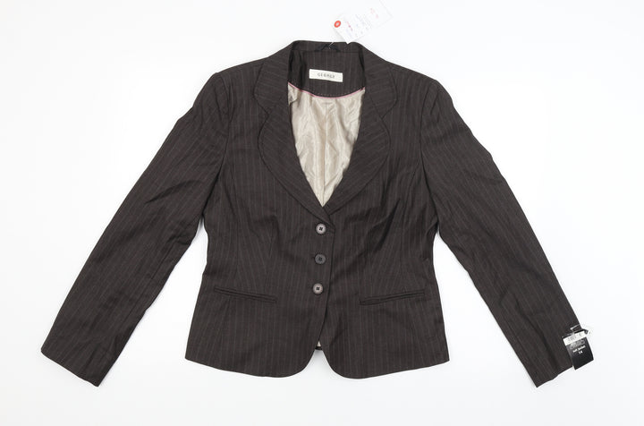 Arthur George Womens Grey Jacket Blazer Size 14