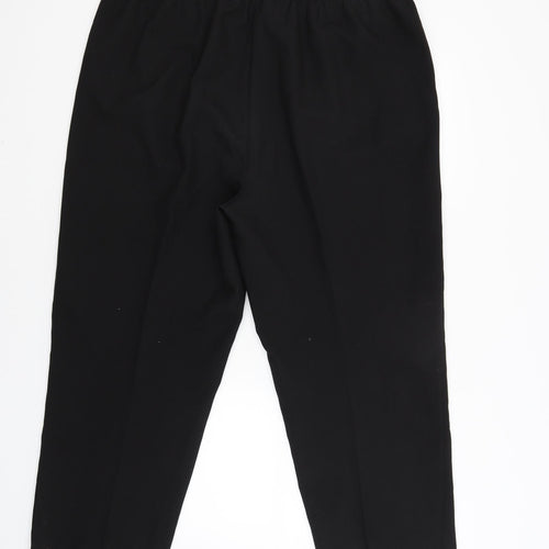 BM Womens Black   Trousers  Size 20 L26 in