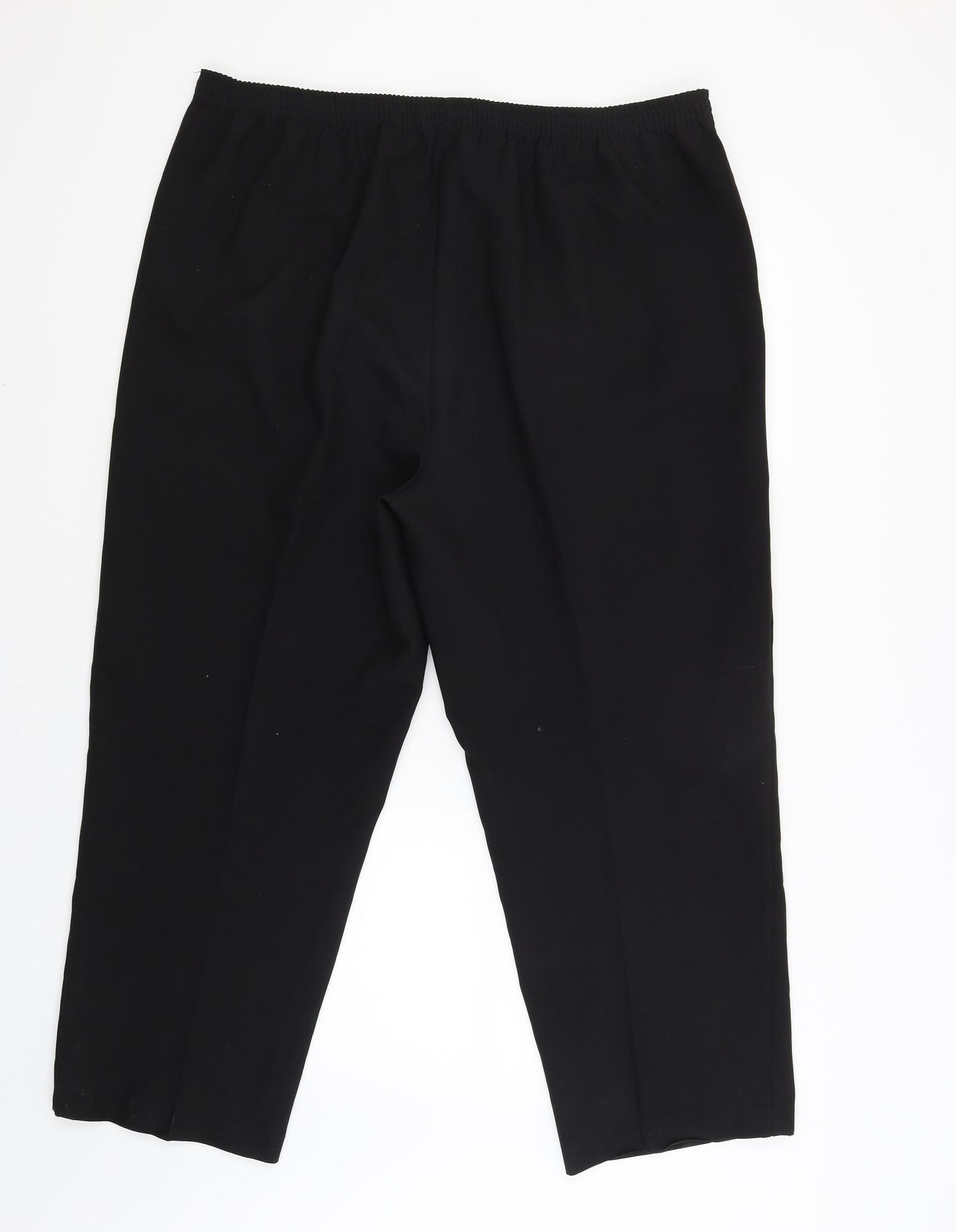 BM Womens Black   Trousers  Size 20 L26 in