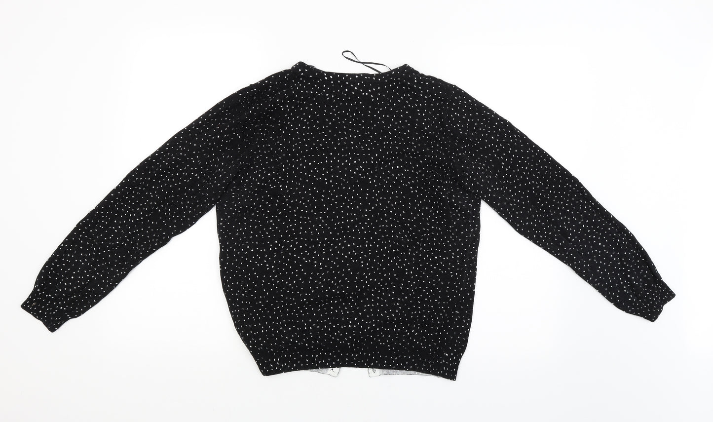 H&M Womens Beige Polka Dot  Cardigan Jumper Size L
