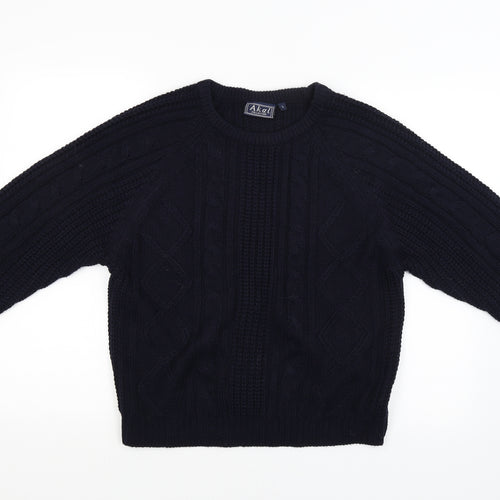 Akal Collection Womens Blue   Pullover Jumper Size L