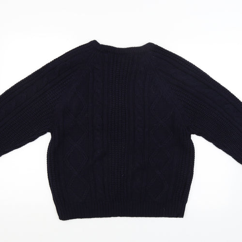 Akal Collection Womens Blue   Pullover Jumper Size L