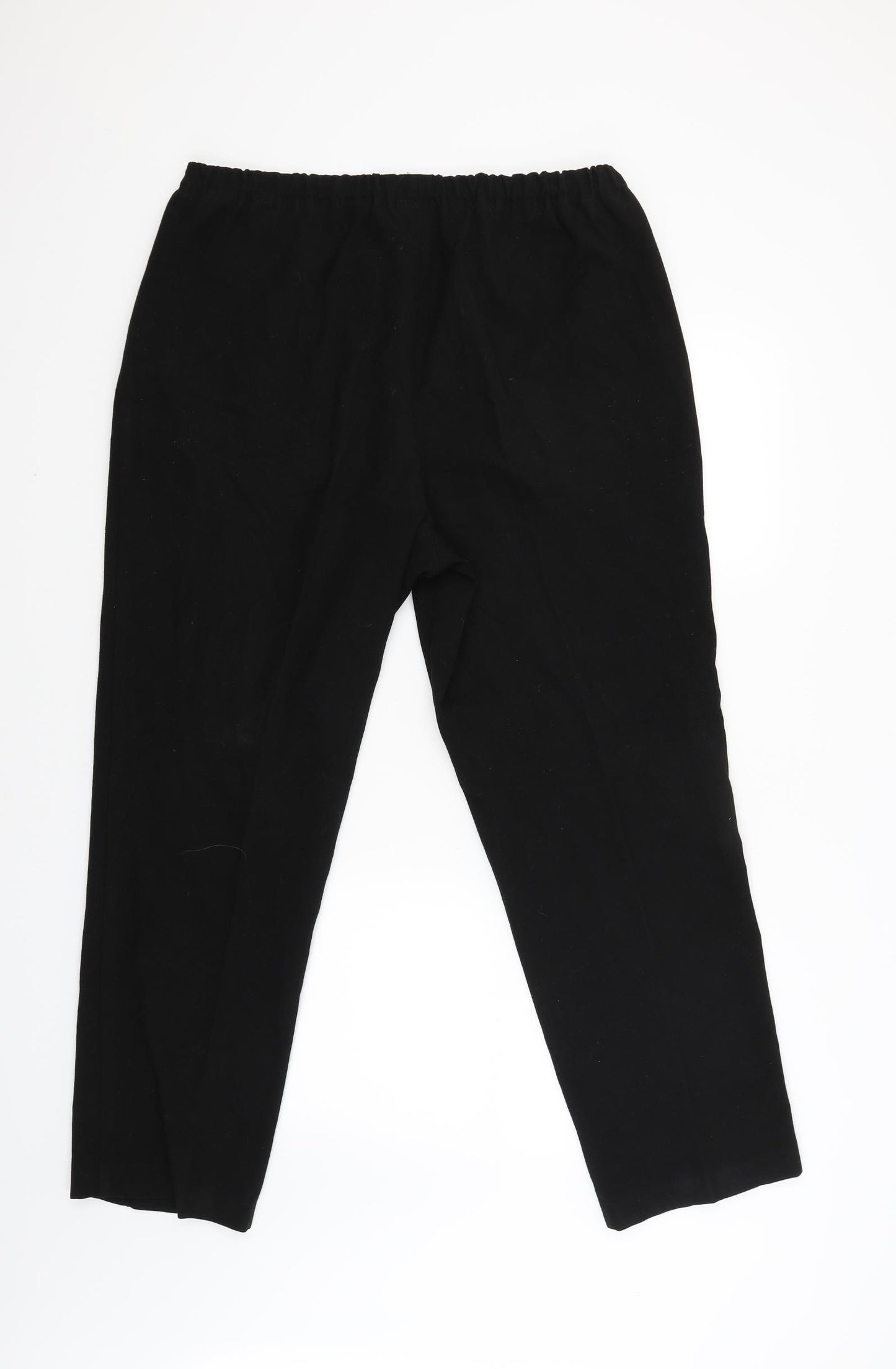 Steinmann Womens Black   Cropped Trousers Size 22 L26 in