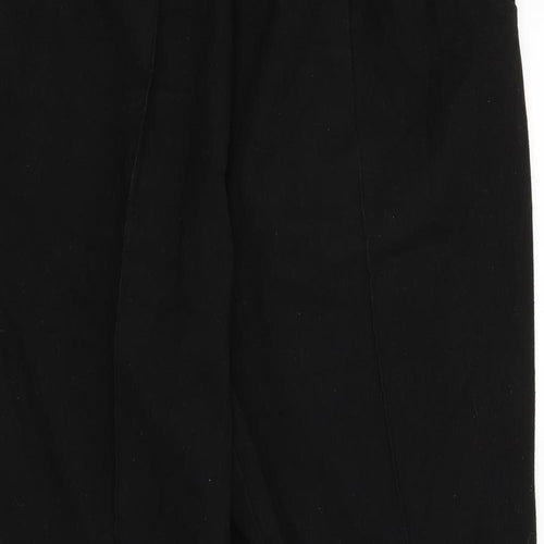 Steinmann Womens Black   Cropped Trousers Size 22 L26 in