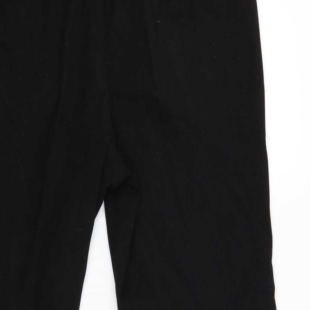 Steinmann Womens Black   Cropped Trousers Size 22 L26 in