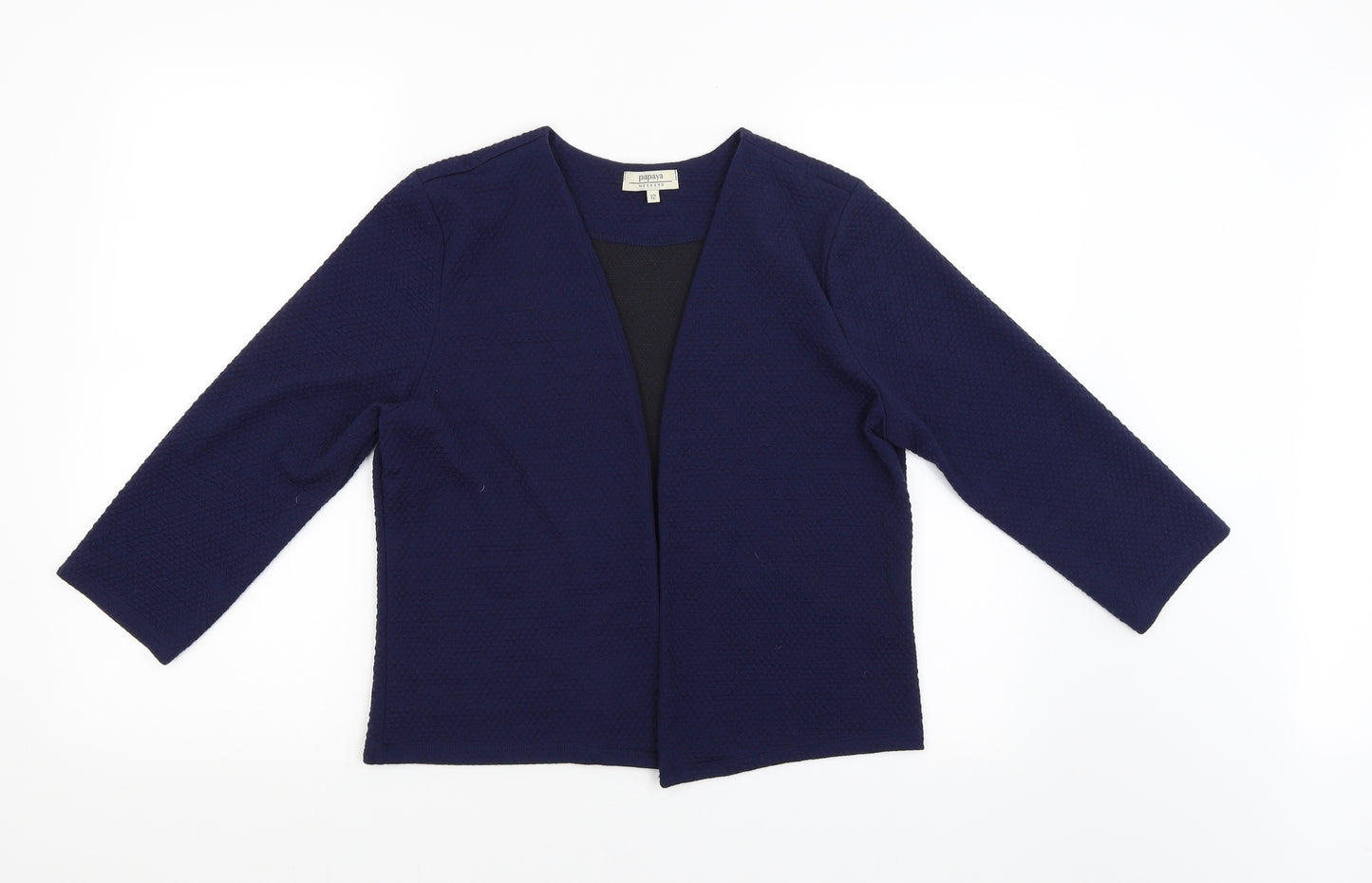 Papaya Womens Blue   Cardigan Jumper Size 12