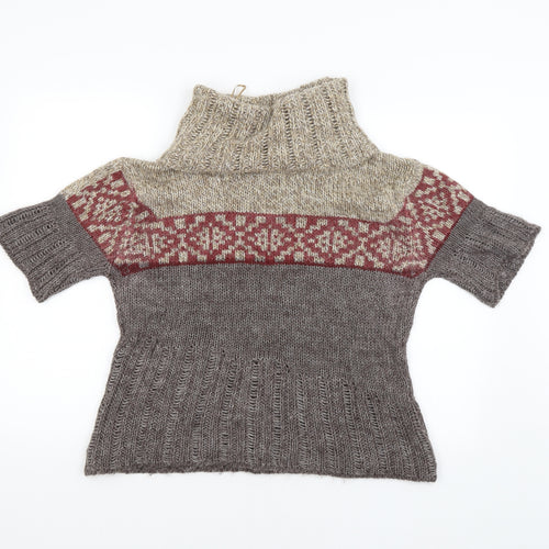 Lineamaglia Womens Beige   Pullover Jumper Size 16