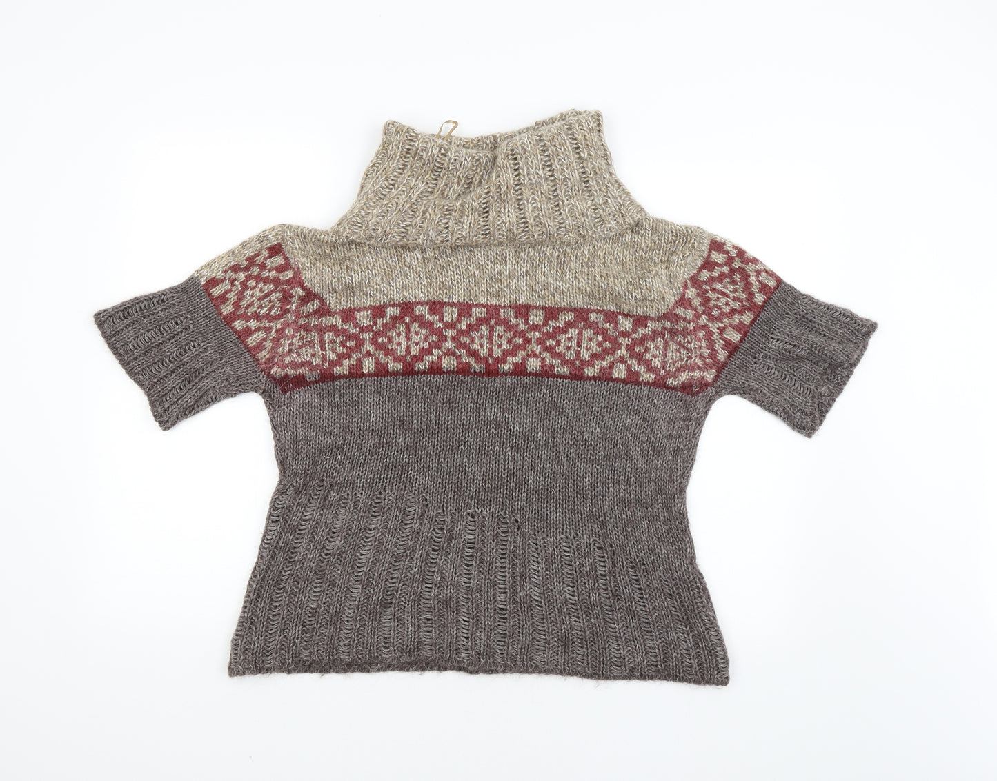 Lineamaglia Womens Beige   Pullover Jumper Size 16