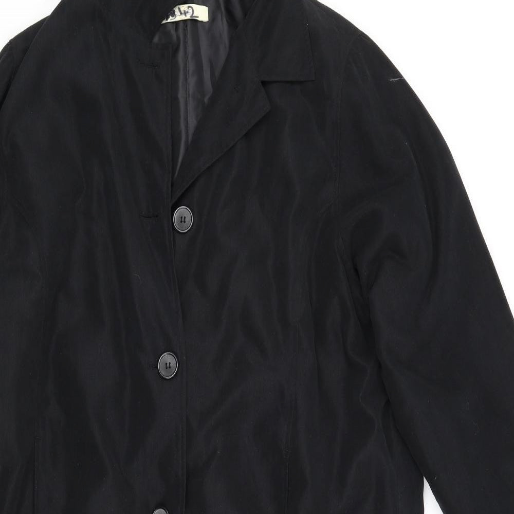 Classic Womens Black   Jacket Coat Size 24
