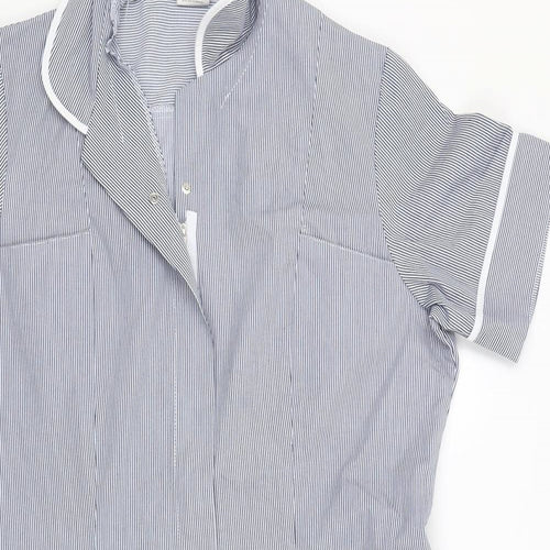 Alexandra Womens Blue Striped  Cardigan Jumper Size 20