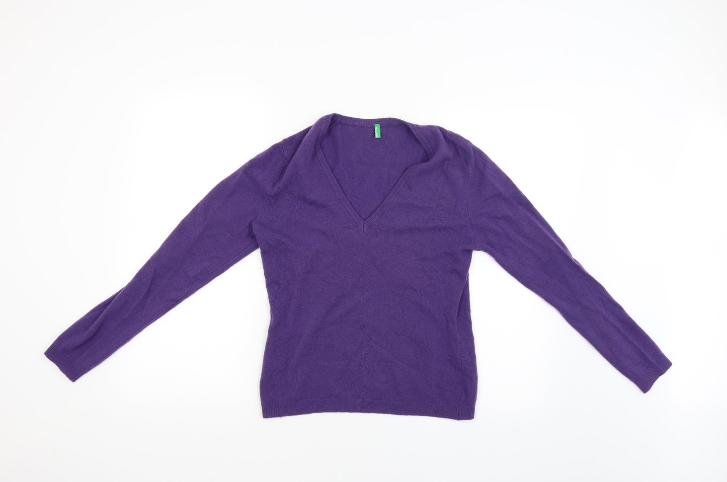 bennetton Womens Purple   Cardigan Jumper Size M