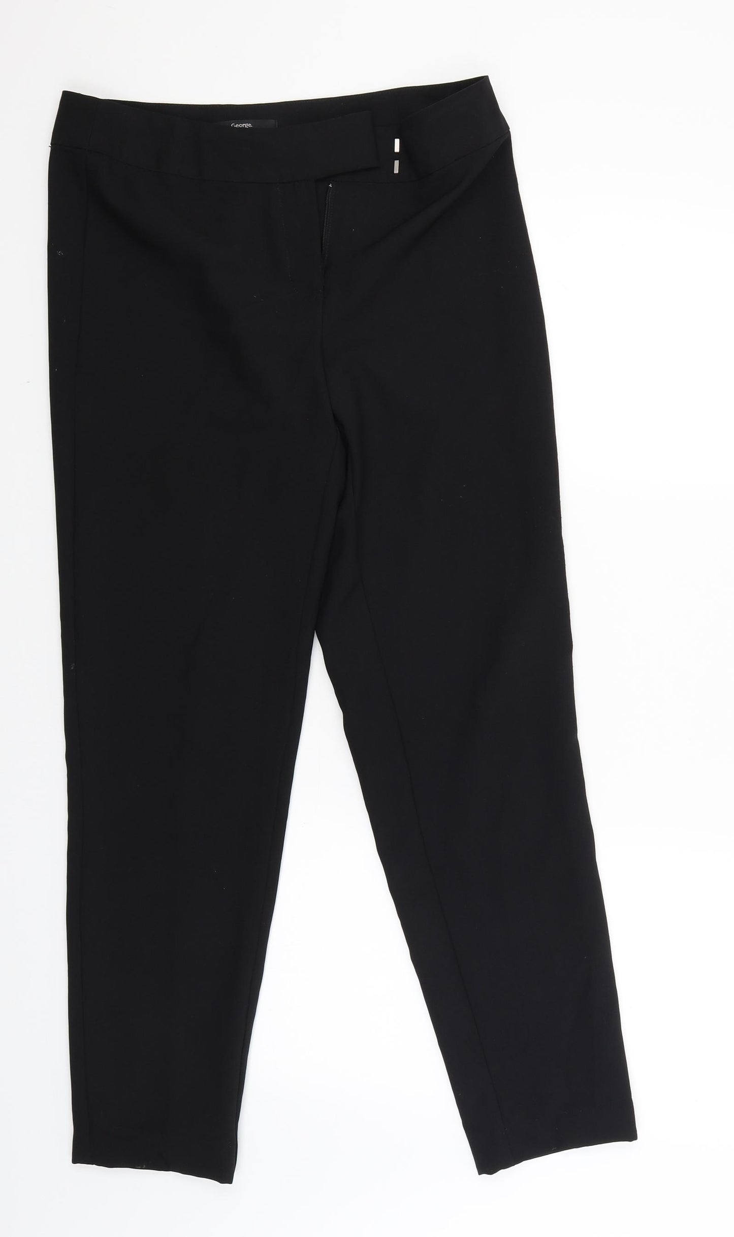 George Womens Black   Trousers  Size 10 L27 in