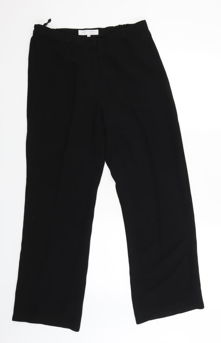 Autonomy Womens Black Jegging Trousers Size 12 L27.5 in