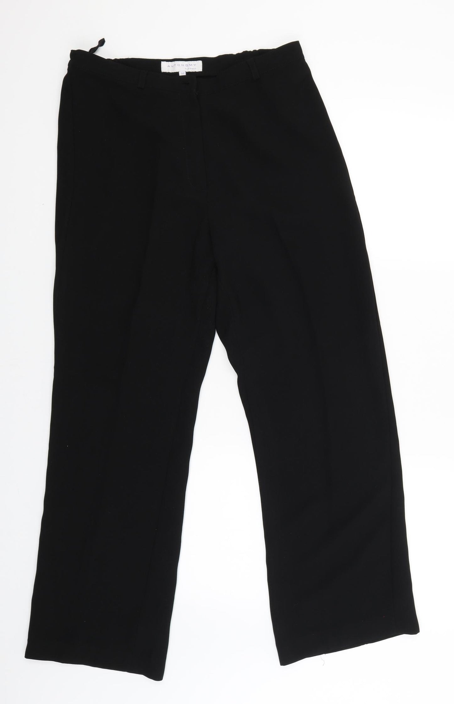 Autonomy Womens Black   Jegging Trousers Size 12 L27.5 in