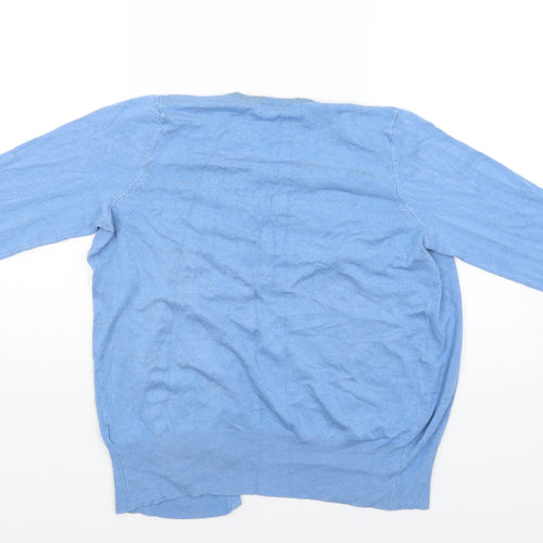 M&S Womens Blue   Cardigan Jumper Size 12