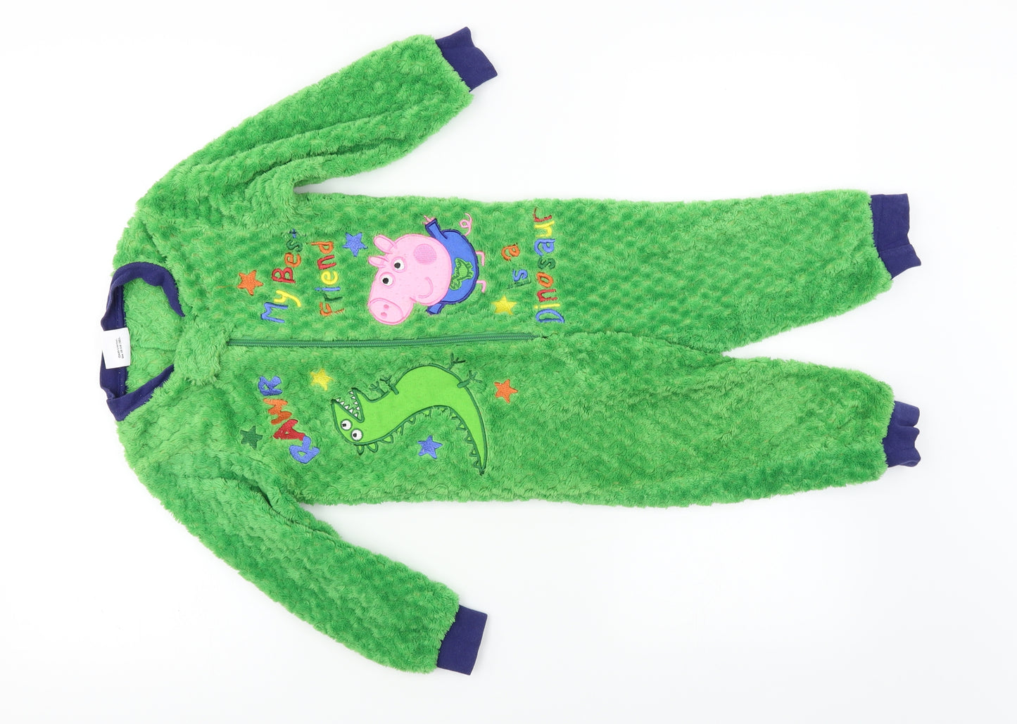 Peppa Pig Boys Green Solid   Bodysuit Size 3 Years