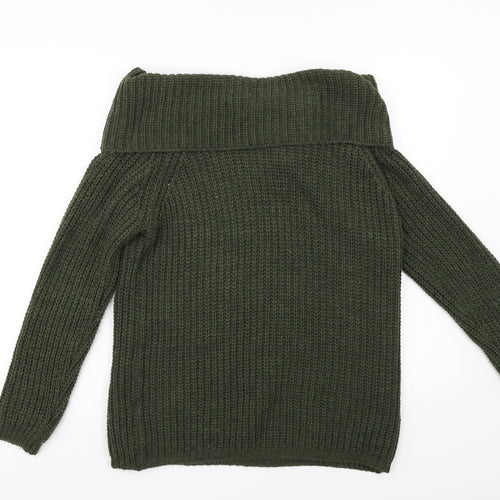 Quiz Womens Green   Pullover Jumper One Size