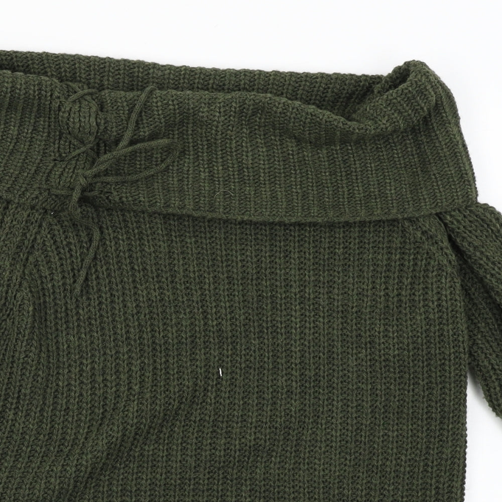 Quiz Womens Green   Pullover Jumper One Size