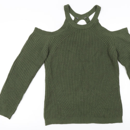 Preworn Womens Green   Pullover Jumper Size 12