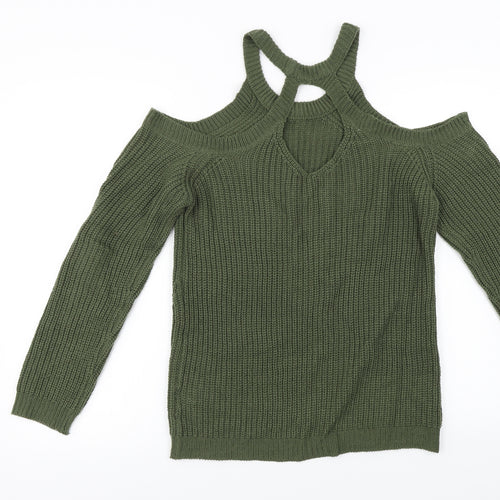 Preworn Womens Green   Pullover Jumper Size 12
