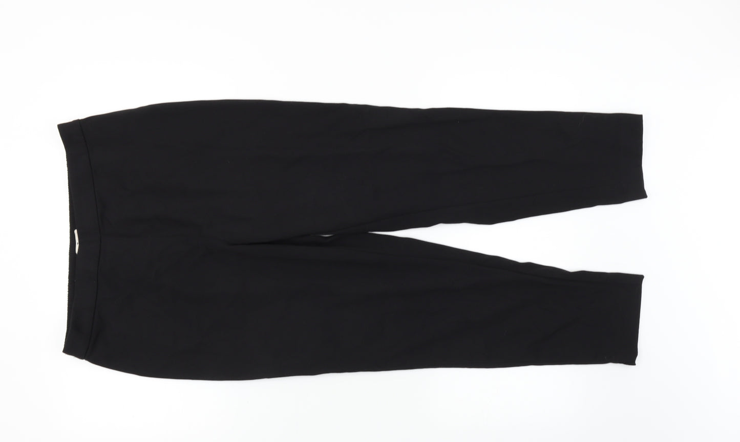 TU Womens Black   Capri Trousers Size 12 L25 in