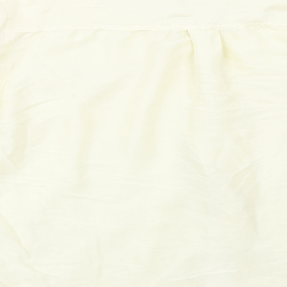 Champions Silk Mens Ivory    Button-Up Size Big 2X