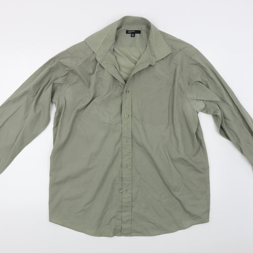 Cedar Wood State Mens Green    Button-Up Size 16.5