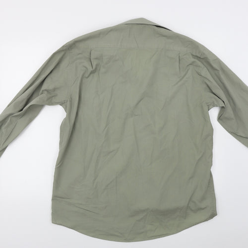Cedar Wood State Mens Green    Button-Up Size 16.5