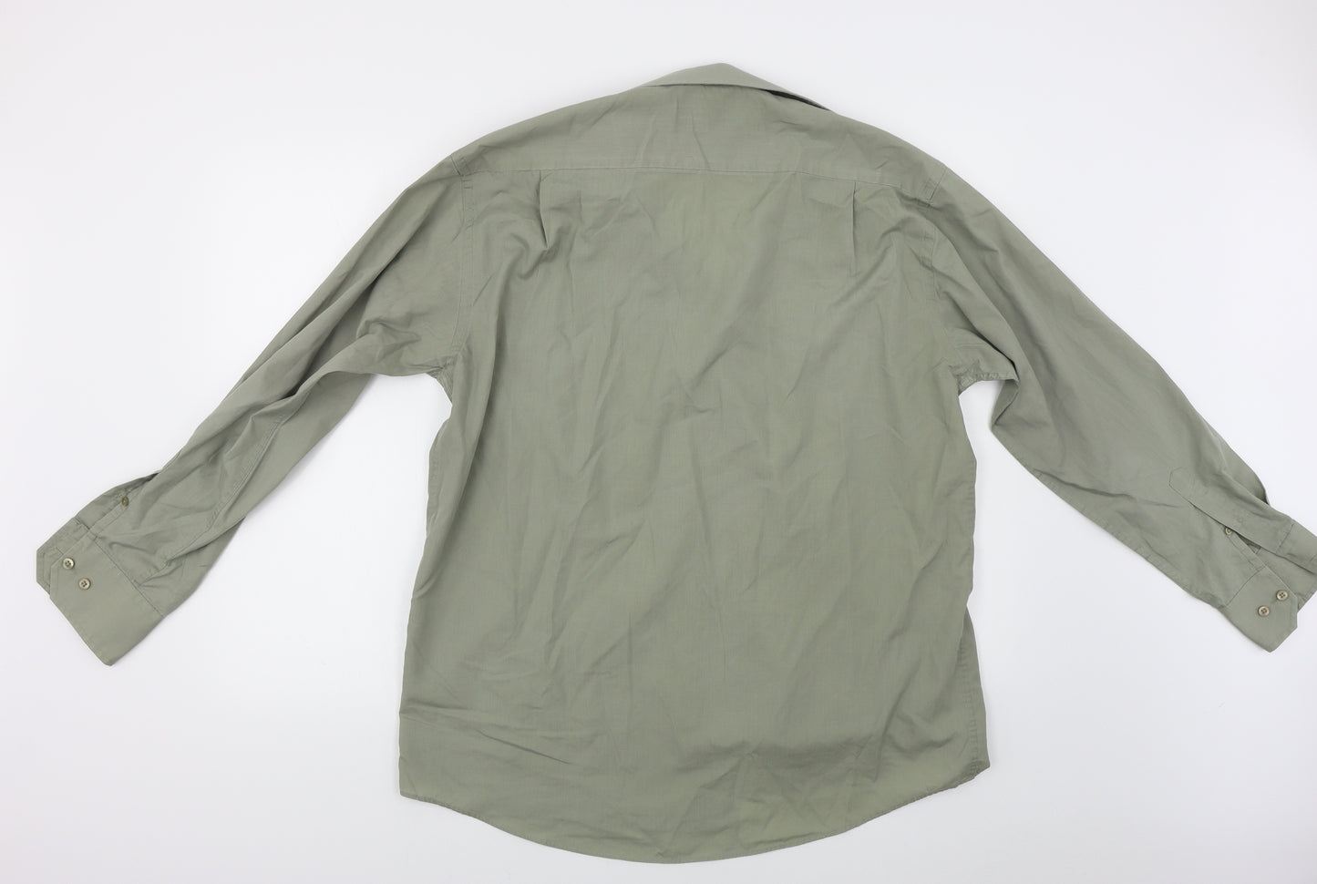 Cedar Wood State Mens Green    Button-Up Size 16.5
