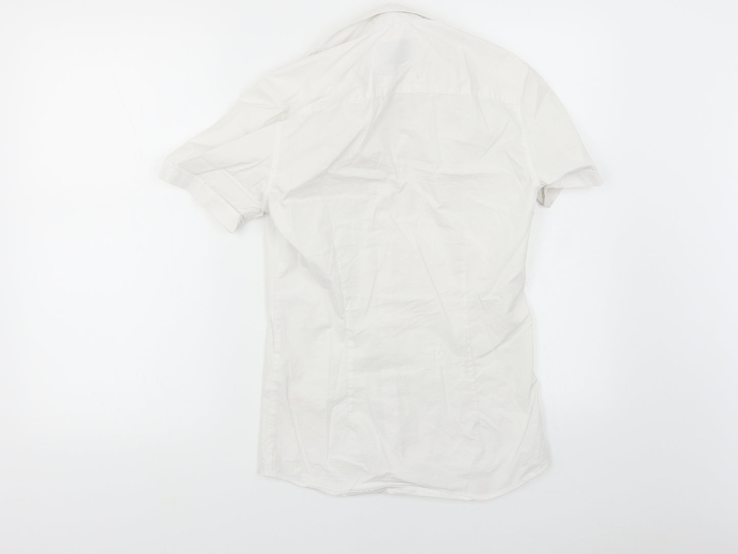 Father & Sons Mens White    Button-Up Size XS