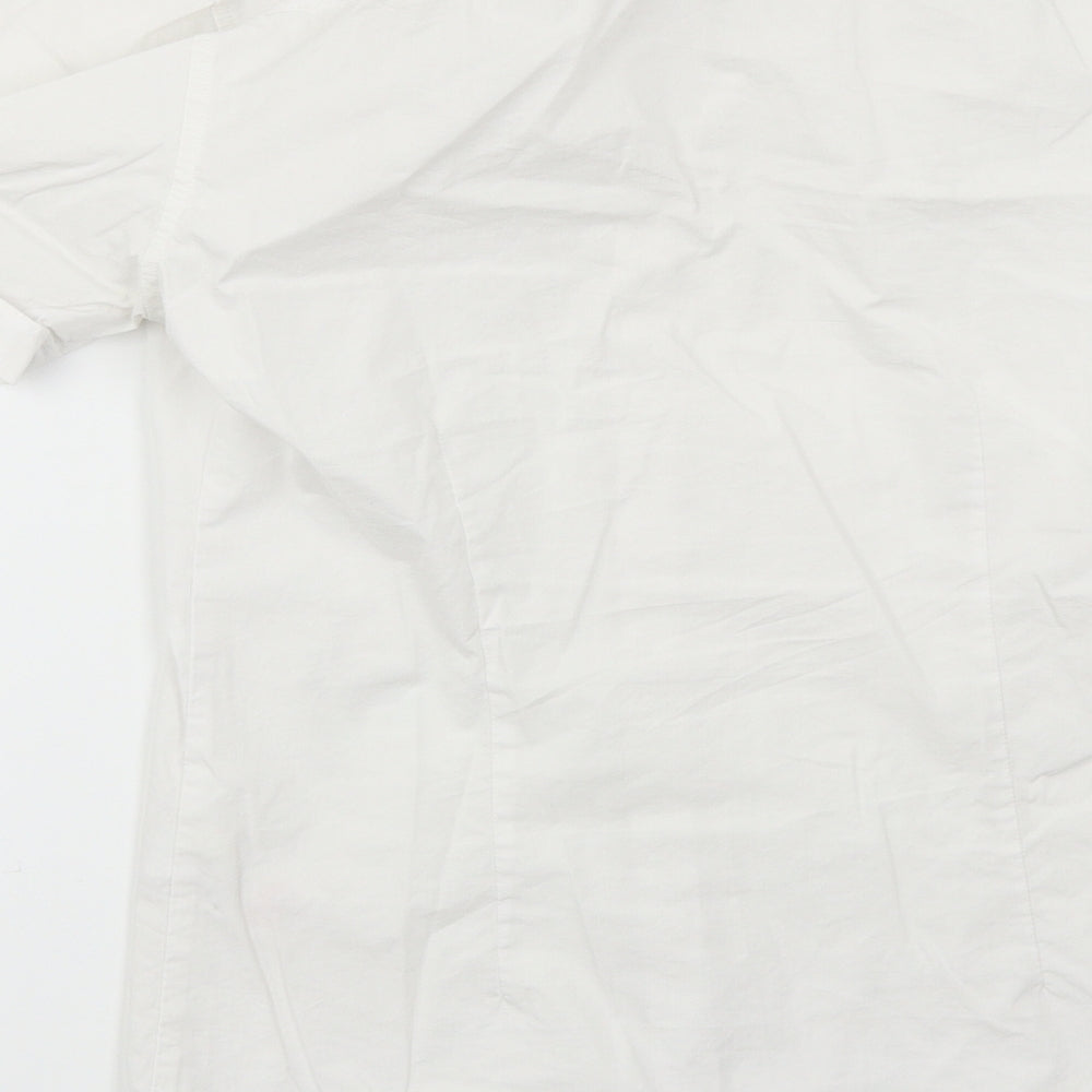 Father & Sons Mens White    Button-Up Size XS