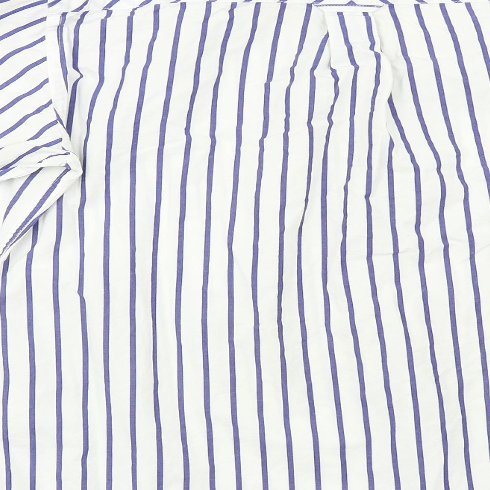 John Lewis Mens Multicoloured Striped   Dress Shirt Size M