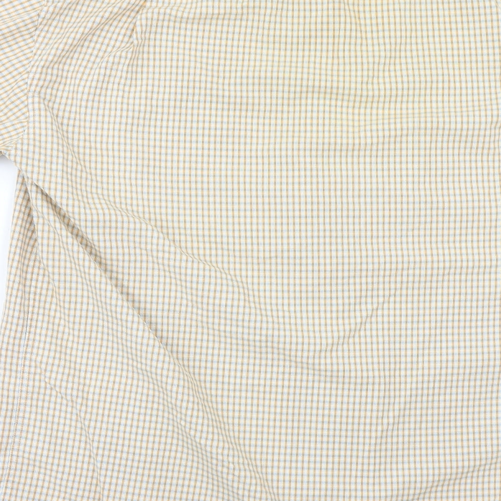 Joc Tissot Mens Multicoloured Check   Button-Up Size 39