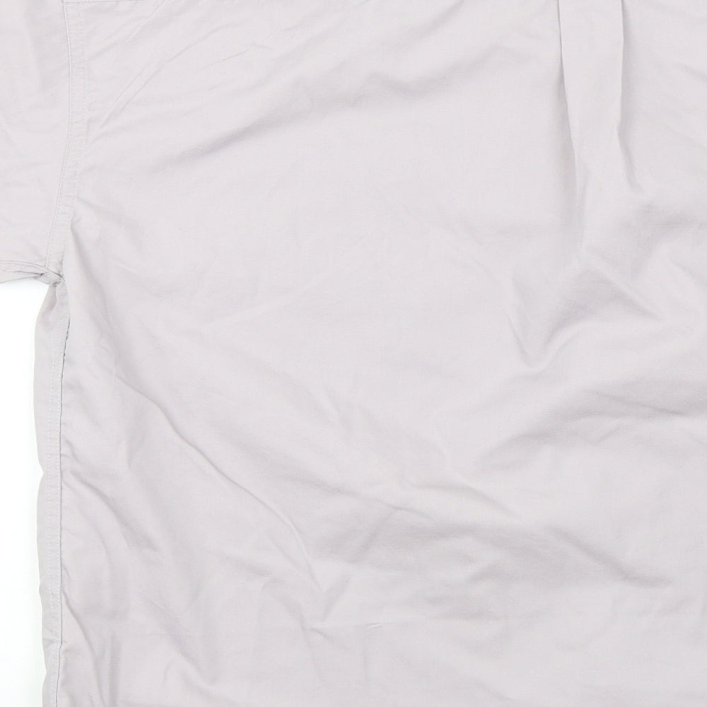 Uneek Mens Beige    Button-Up Size XL