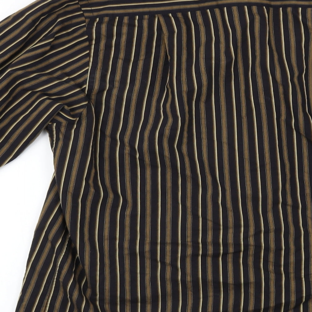 George Mens Multicoloured Striped   Button-Up Size 16.5