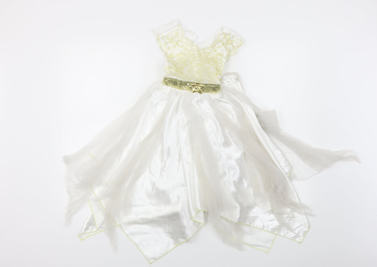 TU Girls White   Ball Gown  Size 4-5 Years