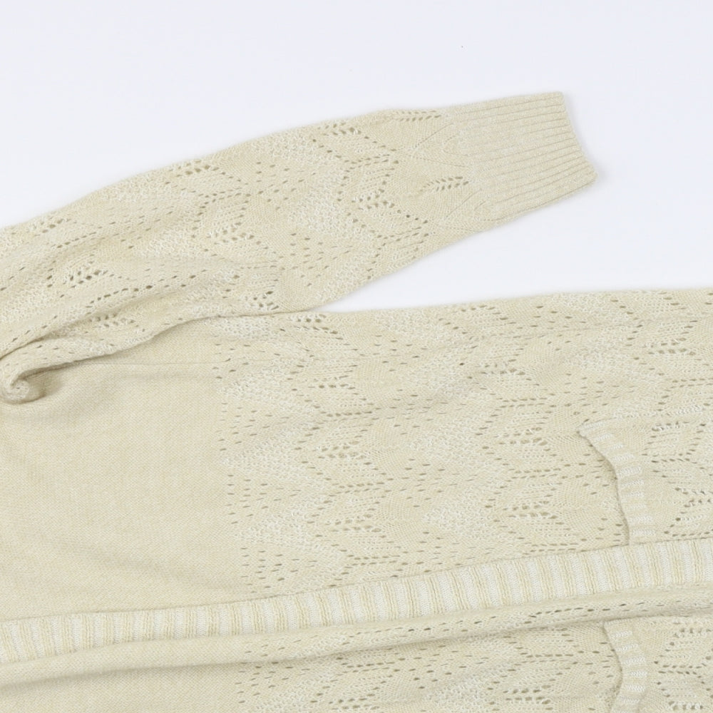 TU Womens Beige   Cardigan Jumper Size M