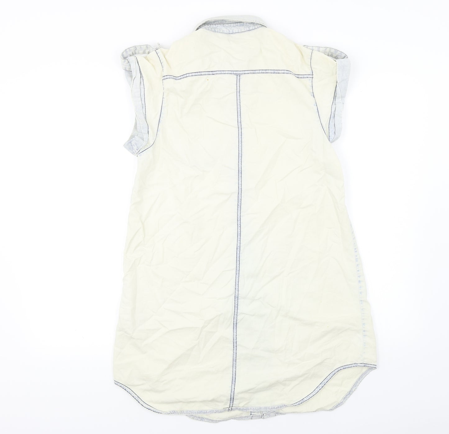 Miss Selfridge Womens White   Basic Button-Up Size 12