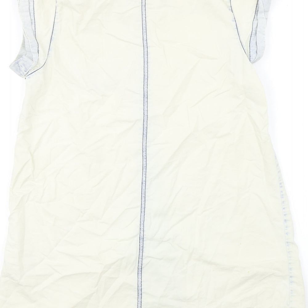 Miss Selfridge Womens White   Basic Button-Up Size 12