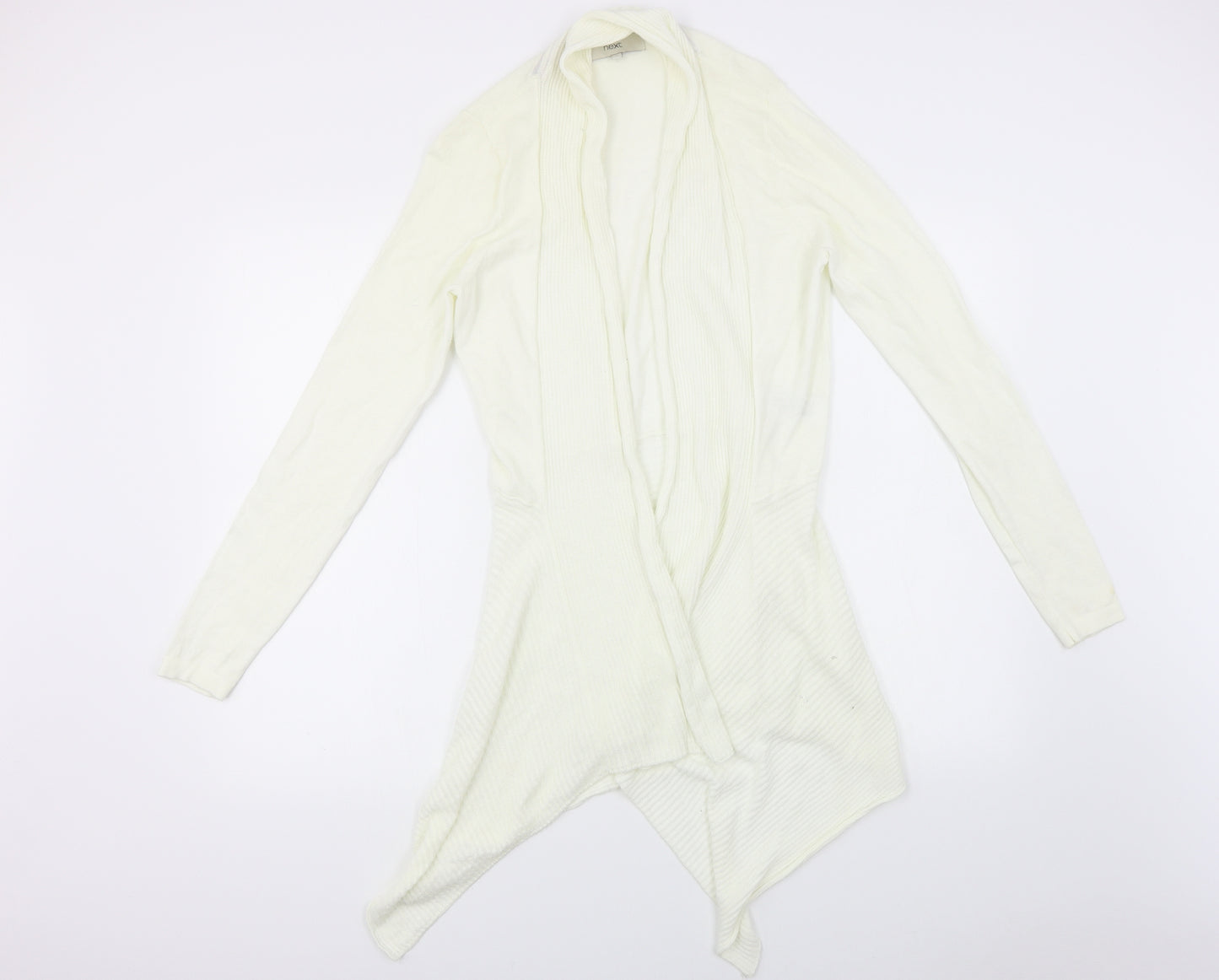 NEXT Womens White   Cardigan Jumper Size 10