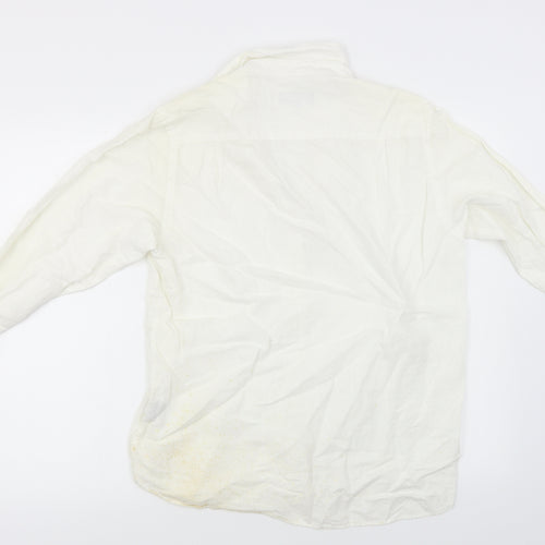 Racing Green Womens Silver   Basic Button-Up Size 10