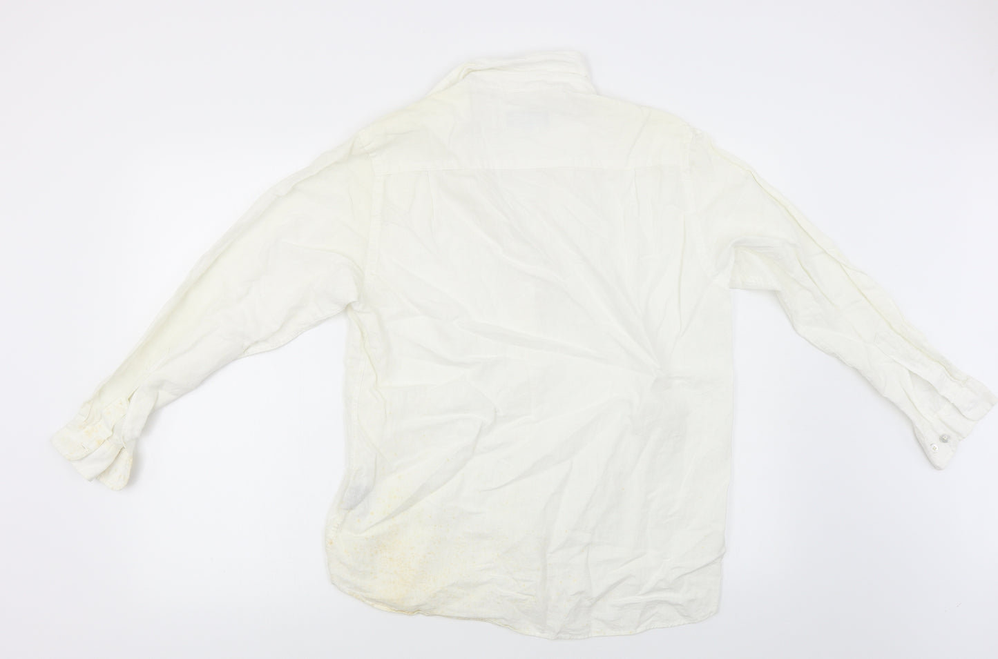 Racing Green Womens Silver   Basic Button-Up Size 10