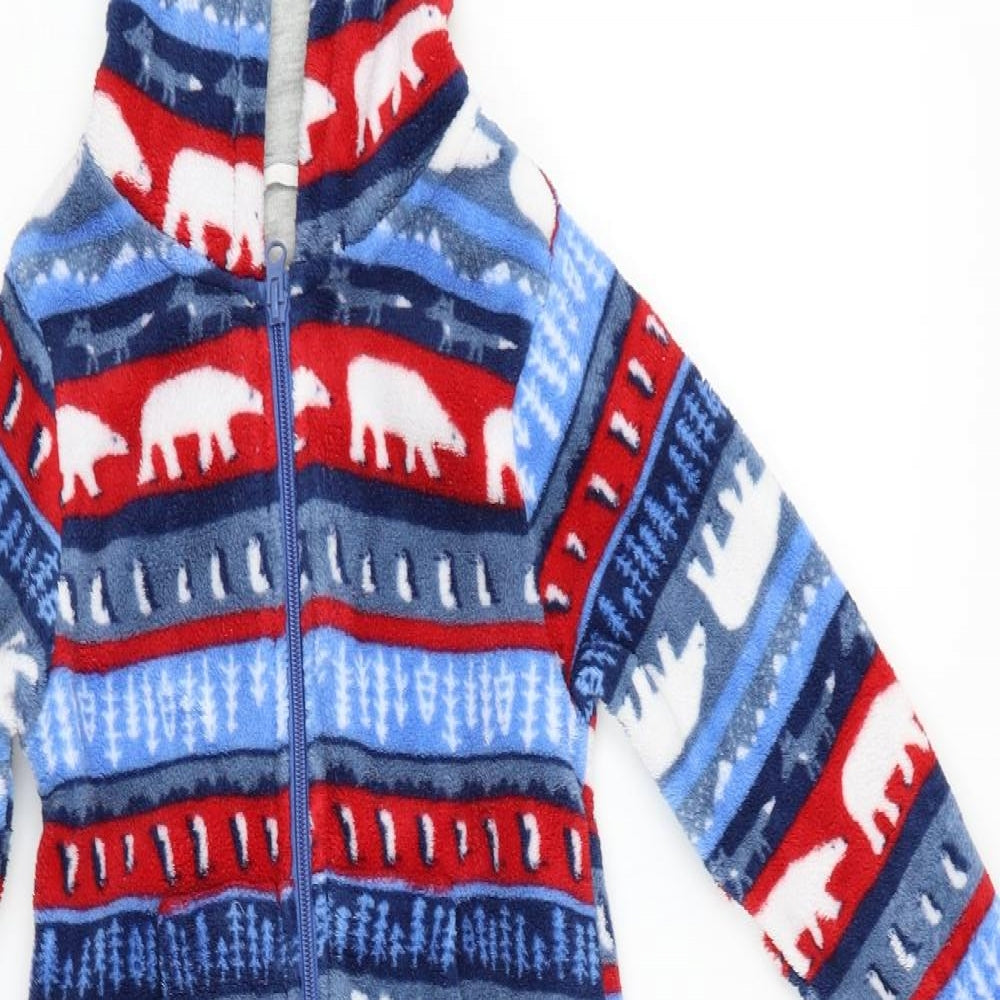 John Lewis Boys Multicoloured Striped   One Piece Size 8 Years  - Christmas