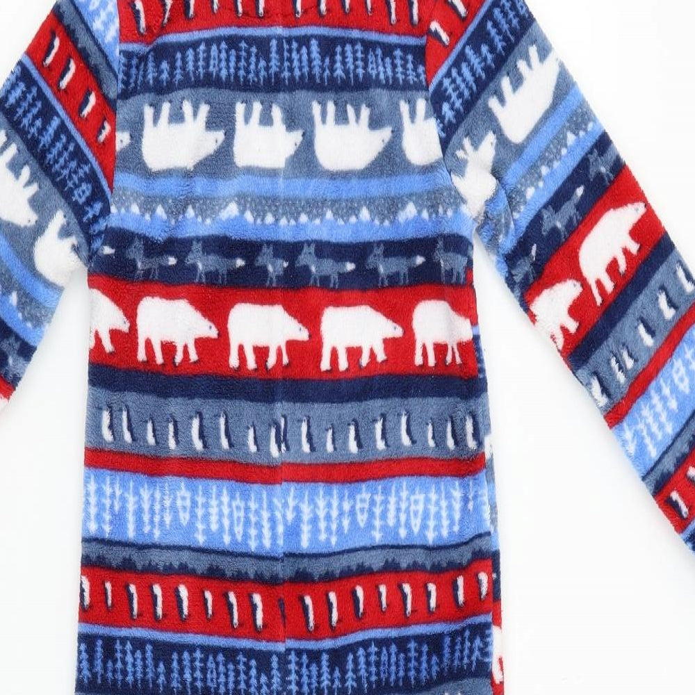 John Lewis Boys Multicoloured Striped   One Piece Size 8 Years  - Christmas