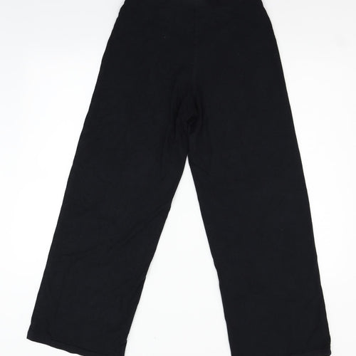 M&S Womens Black   Capri Trousers Size 10 L28 in