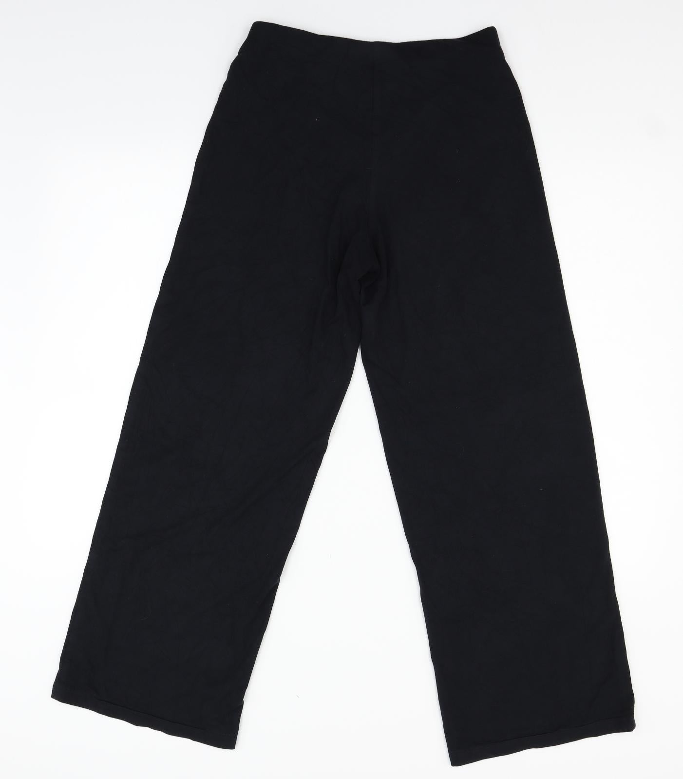 M&S Womens Black   Capri Trousers Size 10 L28 in